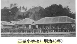 写真 古城小学校(明治43年)