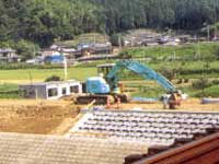 写真 生活を守る堤防工事
