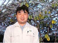 写真 亜熱帯作物支場 主任研究員 ふたみひさおさん