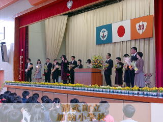 転退職される先生方の様子です。