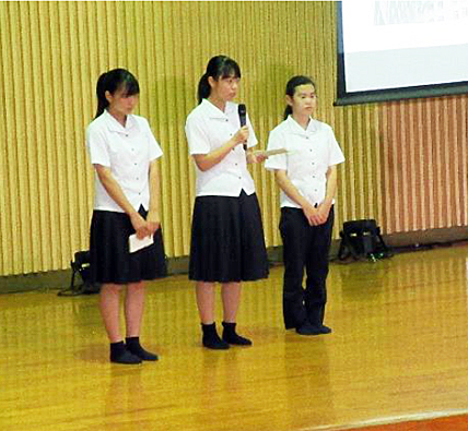 �u�S�̃o���A�t���[�����񍐁v���\�̎ʐ^